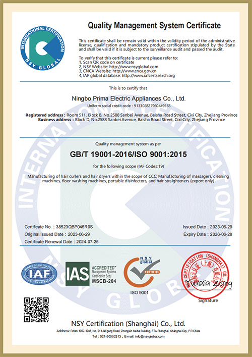 ISO9001-certifikat ISO9001-certifikat